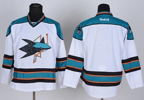 Sharks Blank White Men Jersey