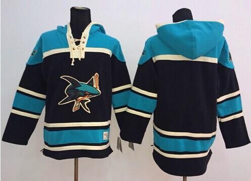 Sharks Blank Black Men Sweatshirt