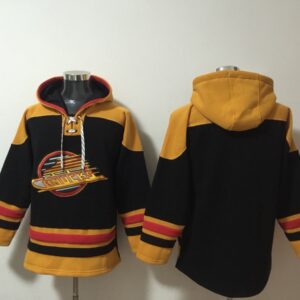 Canucks  Blank Black Hoodie Sweatshirt