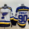 Blues 90 Ryan O'Reilly White Men Jersey