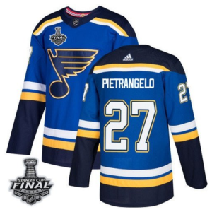 St. Louis Blues 27 Alex Pietrangelo 2019 Stanley Cup Final Blue Men Jersey