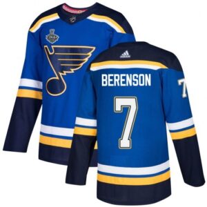 St. Louis Blues 7 Red Berenson 2019 Stanley Cup Final Blue Men Jersey