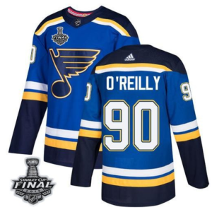 St. Louis Blues 90 Ryan O'Reilly 2019 Stanley Cup Final Blue Men Jersey