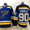 Blues 90 Ryan O'Reilly Blue Men Jersey