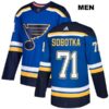 Blues 71 Vladimir Sobotka Blue Men Jersey