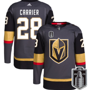 Knights 28 William Carrier Gray 2023 Stanley Cup Final Men Jersey