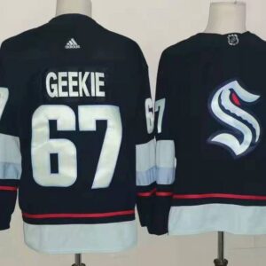 Seattle Kraken 67 Geekie Blue Men Jersey