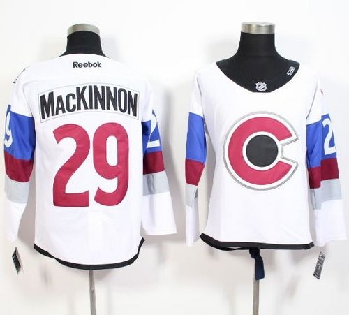 Avalanche 29 Nathan MacKinnon White 2016 Stadium Series Men Jersey