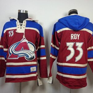 Avalanche 33 Patrick Roy Red Men Sweatshirt