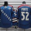 Avalanche 52 Adam Foote Stastny Blue Third Men Jersey