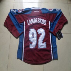 Avalanche 92 Gabriel Landeskog Red Home Men Jersey