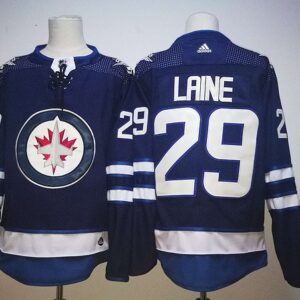 Jets 29 Patrik Laine Navy Men Jersey