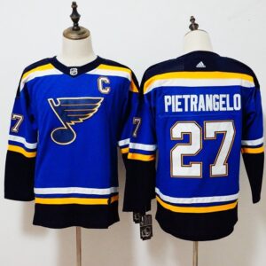 Blues 27 Alex Pietrangelo Blue Youth Jersey
