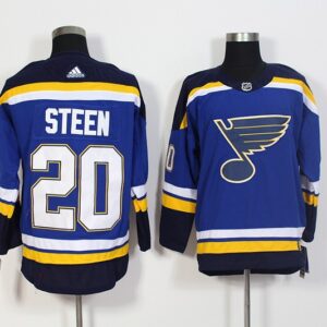 Blues 20 Alexander Steen Blue Men Jersey