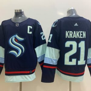 Seattle Kraken 21 Kraken Navy Men Jersey