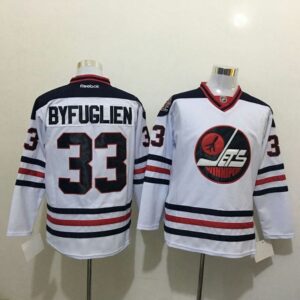 Jets 33 Dustin BYFUGLIEN White 2016 Heritage Classic Men Jersey