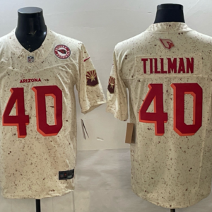 Nike Cardinals 40 Pat Tillman Cream 2025 Rivalries F.U.S.E. Vapor Limited Men Jersey