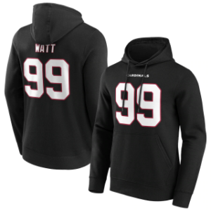 Arizona Cardinals 99 J.J. Watt Black Hoodie