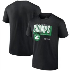 Celtics Black 2024 Finals Champions Pick & Roll Defense T-Shirt