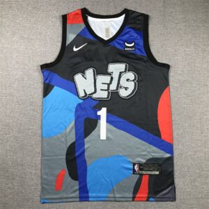 Nets 1 Bridges 2023-24 City Black Men Jersey