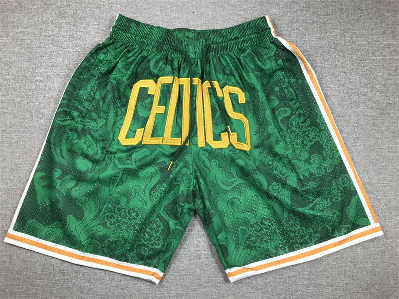 Boston Celtics Green Just Don Shorts