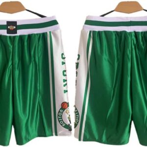Boston Celtics Black Green Shorts (Run Small)