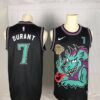 Nets 7 Kevin Durant 2021 Black Men Jersey