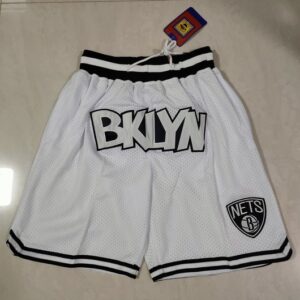 Nets White Shorts