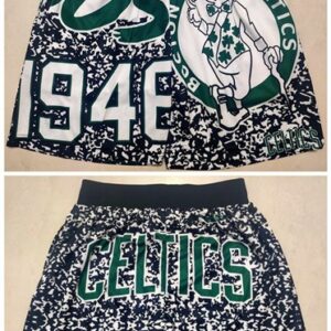 Boston Celtics Black Mitchel&LNess Shorts (Run Small)