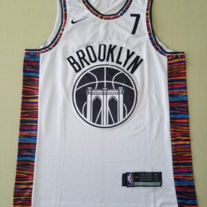 Nets 7 Kevin Durant White 2021 City Edition Men Jersey