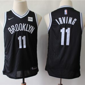 Nets 11 Kyrie Irving Black Youth Jersey