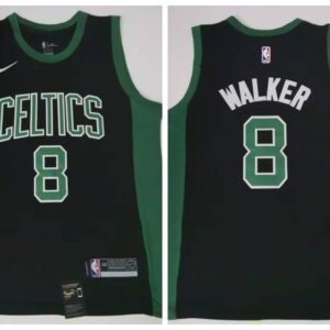 Boston Celtics 8 Kemba Walker Black Men Jersey