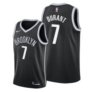 Brooklyn Nets 7 Kevin Durant Black Men Jersey
