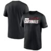 Arizona Cardinals 2020 Black Sideline Impact Legend Performance T-Shirt