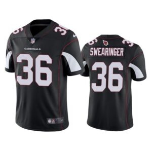 Arizona Cardinals 36 D.J. Swearinger Black White Vapor Untouchable Limited Men Jersey