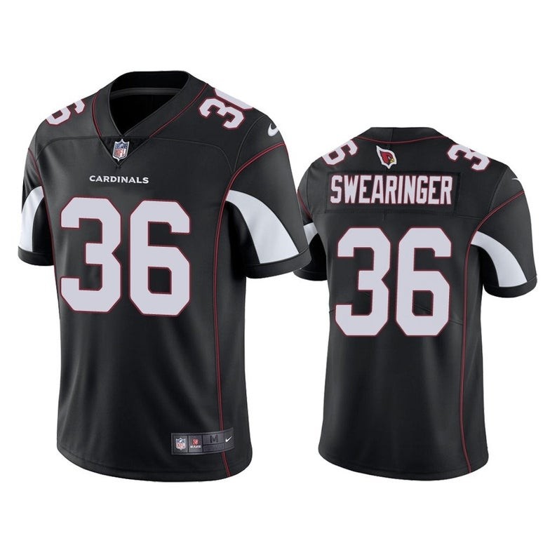 Arizona Cardinals 36 D.J. Swearinger Black White Vapor Untouchable Limited Men Jersey