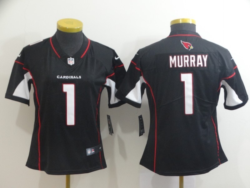 Cardinals 1 Kyler Murray Black 2019 Draft Vapor Untouchable Limited Women Jersey