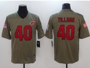 Cardinals 40 Pat Tillman Olive 2017 Salute To Service Limited Men Jersey