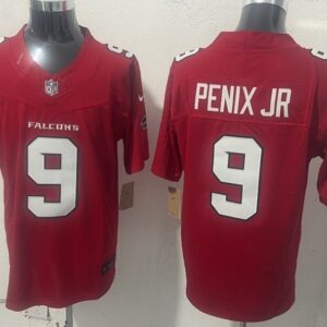 Atlanta Falcons 9 Michael Penix Jr. Red 2026 New F.U.S.E. Vapor Limited Men Jersey