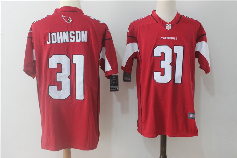 Nike Cardinals 31 David Johnson Red Vapor Untouchable Limited Men Jersey