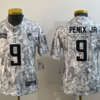 Nike Falcons 9 Penix JR Arctic Camo 2024 F.U.S.E. Salute to Service Limited Women Jersey (Runs Small)