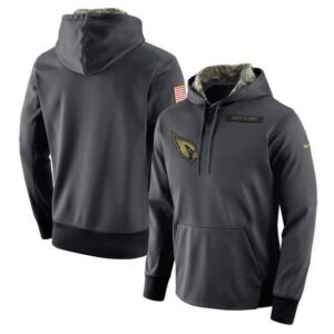 Arizona Cardinals Anthracite Salute to Service Player Performance Hoodie