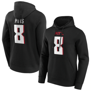 Atlanta Falcons 8 Kyle Pitts Black Hoodie