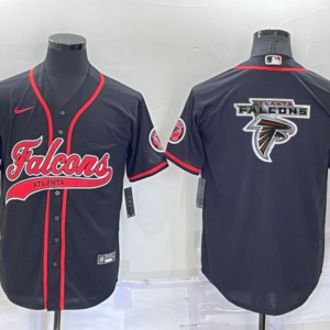 Nike Falcons Blank Black Vapor Baseball Logo Limited Men Jersey