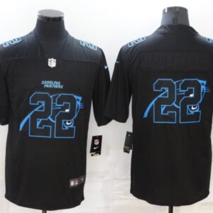 Panthers 22 Christian McCaffrey Black Shadow Vapor Limited Men Jersey