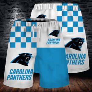 Carolina Panthers Fashion Beach Shorts