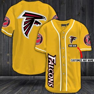 Atlanta Falcons Baseball Customized Jersey (2)