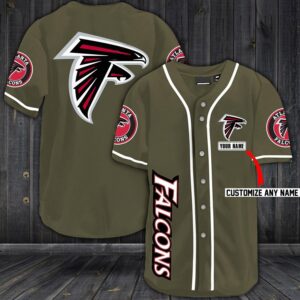 Atlanta Falcons Baseball Customized Jersey (4)