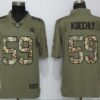 Nike Panthers 59 Luke Kuechly Olive Camo Salute To Service Limited Men Jersey