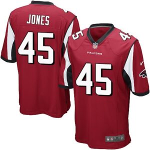 Atlanta Falcons 45 Deion Jones Red Jersey Home jersey